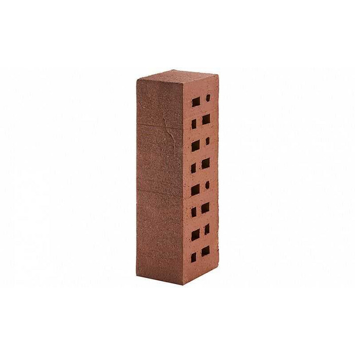 Кирпич клинкерный ЛСР темно-красный с бордовым песком Порту винтаж, M300, 250х85х65 мм фото 4