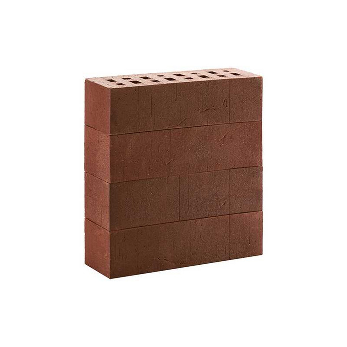 Кирпич клинкерный ЛСР темно-красный с бордовым песком Порту винтаж, M300, 250х85х65 мм