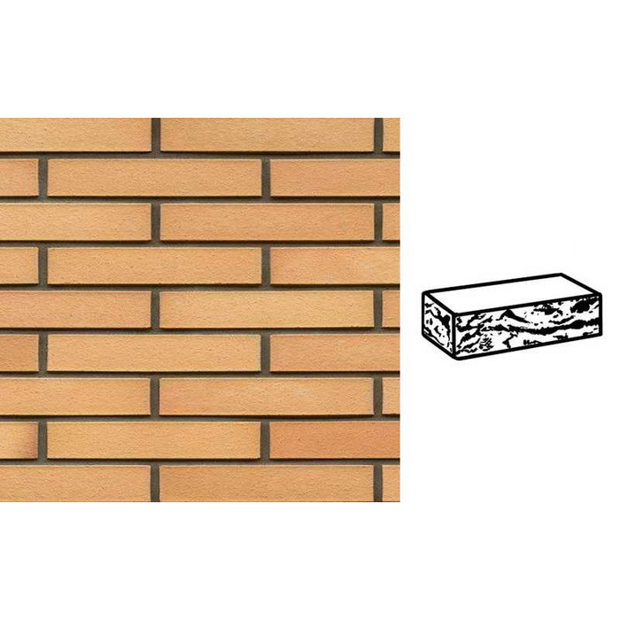 Кирпич клинкерный Muhr 23 Morgenrote готик, 240х90х40 мм