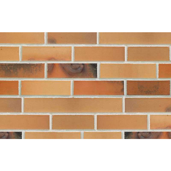 Кирпич клинкерный пустотелый ABC 8354 St. Petersburg gelb kohlebrand гладкий, 240х115х71 мм