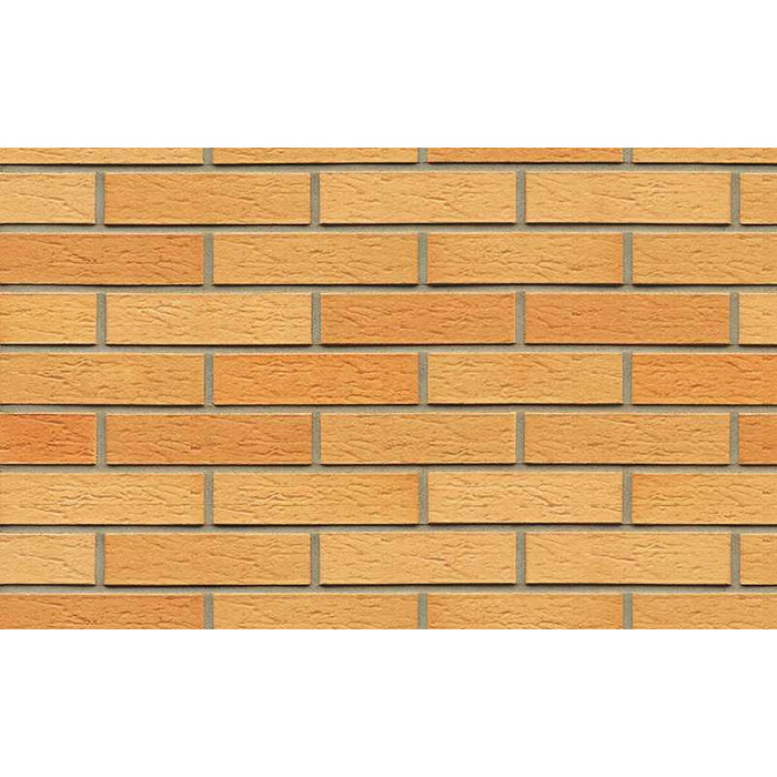 Кирпич клинкерный Muhr 01 EG Niederlausitzer Gelb Edelglanz рустик, 290х90х71 мм