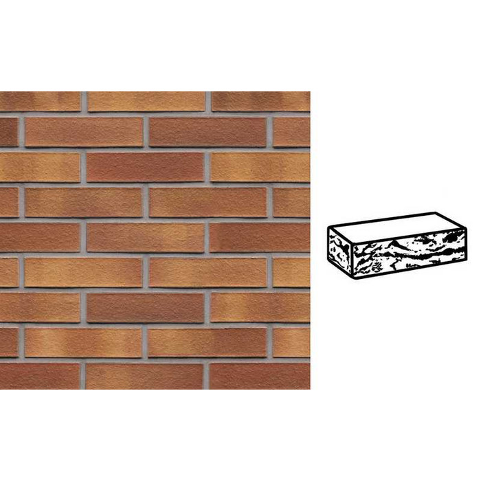 Кирпич клинкерный Muhr 07 Herbstlaub готик, 290х90х71 мм