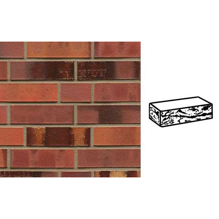 Кирпич клинкерный Muhr 18 Lachsbraun geflammt готик, 240х115х71 мм