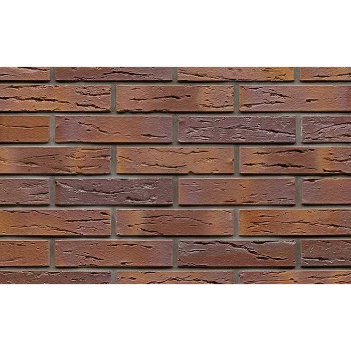 Кирпич клинкерный Muhr 04 Rotbraun-bunt готик, 240х115х52 мм