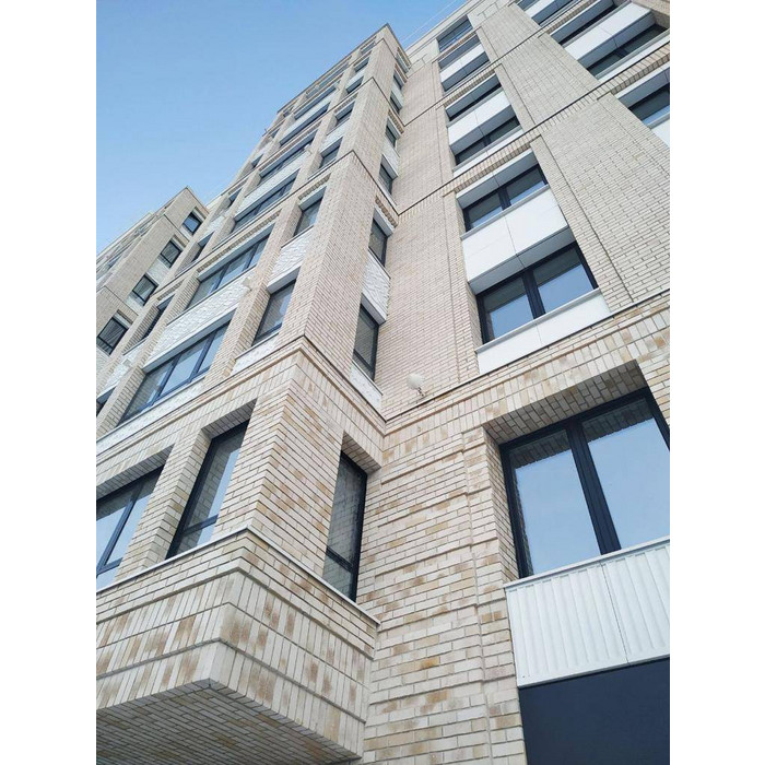 Кирпич клинкерный Feldhaus Klinker K914 vario crema sabbiai NF 240х115х71 мм фото 4