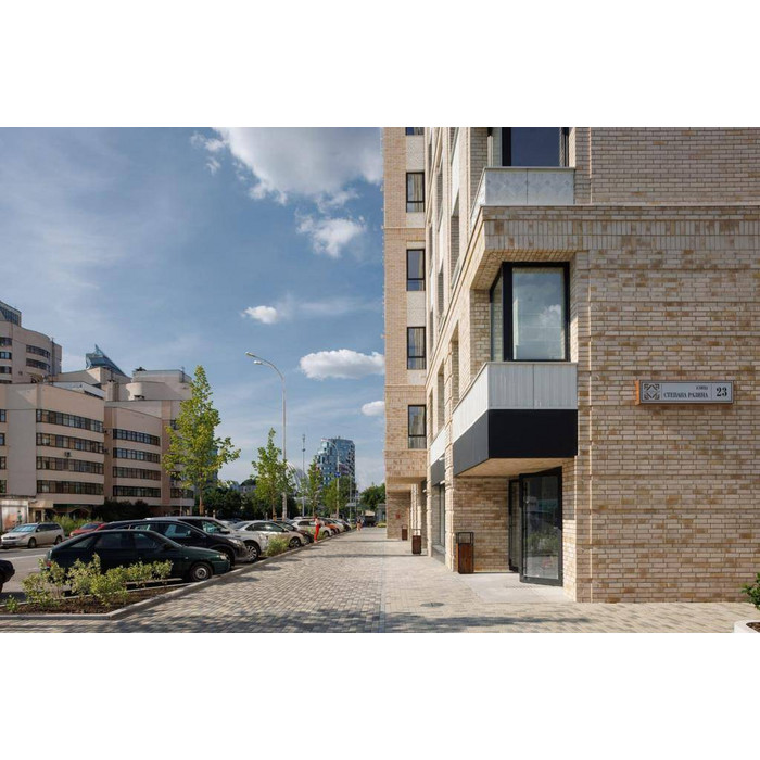 Кирпич клинкерный Feldhaus Klinker K914 vario crema sabbiai NF 240х115х71 мм фото 5