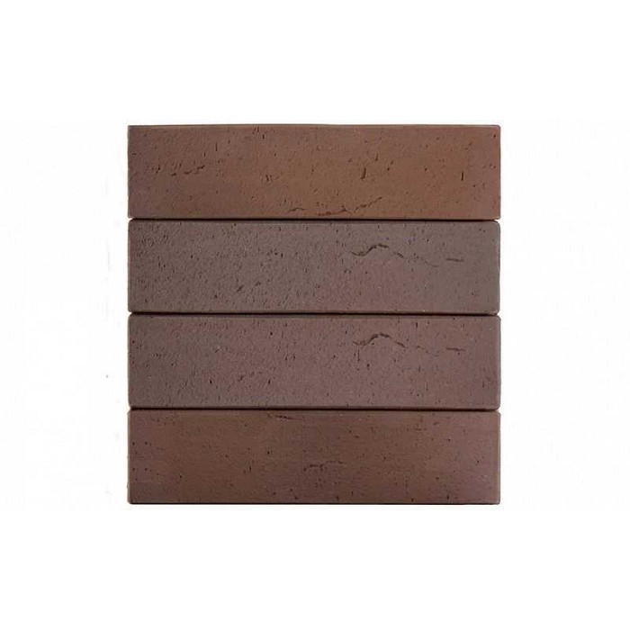 Кирпич клинкерный ЛСР темно-терракотовый флэш Антверпен винтаж, M300, 250х85х65 мм фото 5