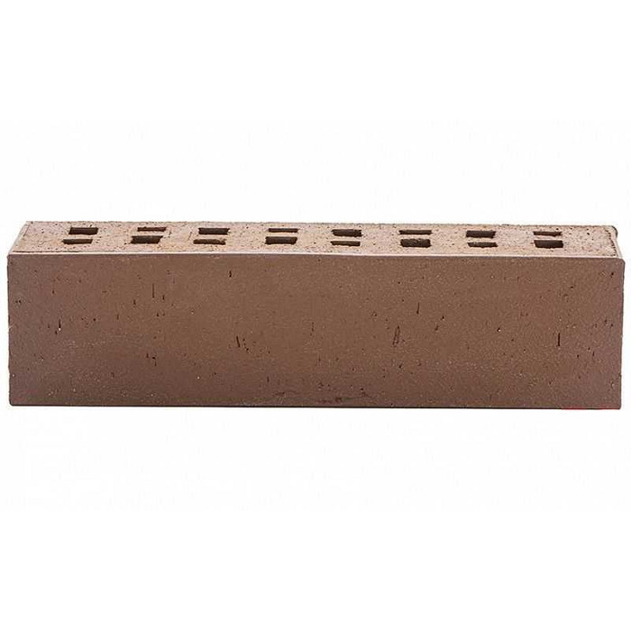 Кирпич клинкерный ЛСР темно-терракотовый флэш Антверпен винтаж, M300, 250х85х65 мм фото 4