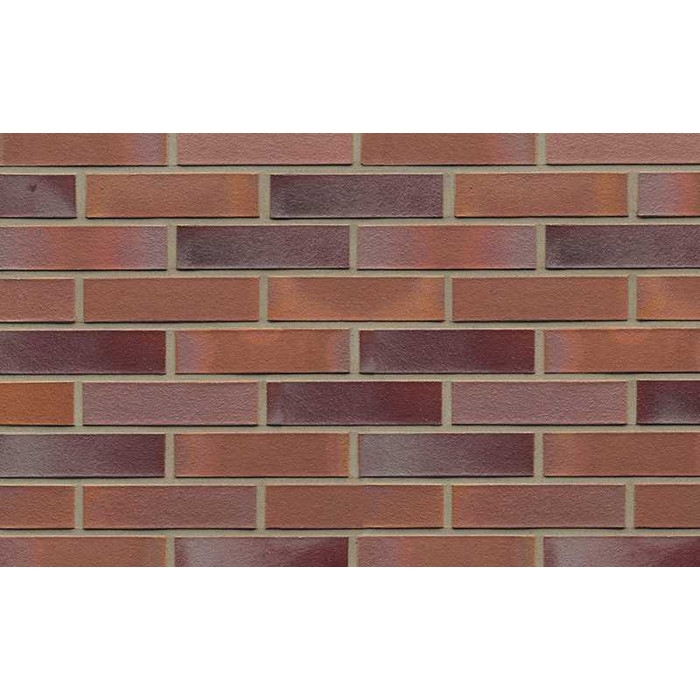 Кирпич клинкерный Muhr 14 Rotblau-bunt гладкий, 290х90х71 мм