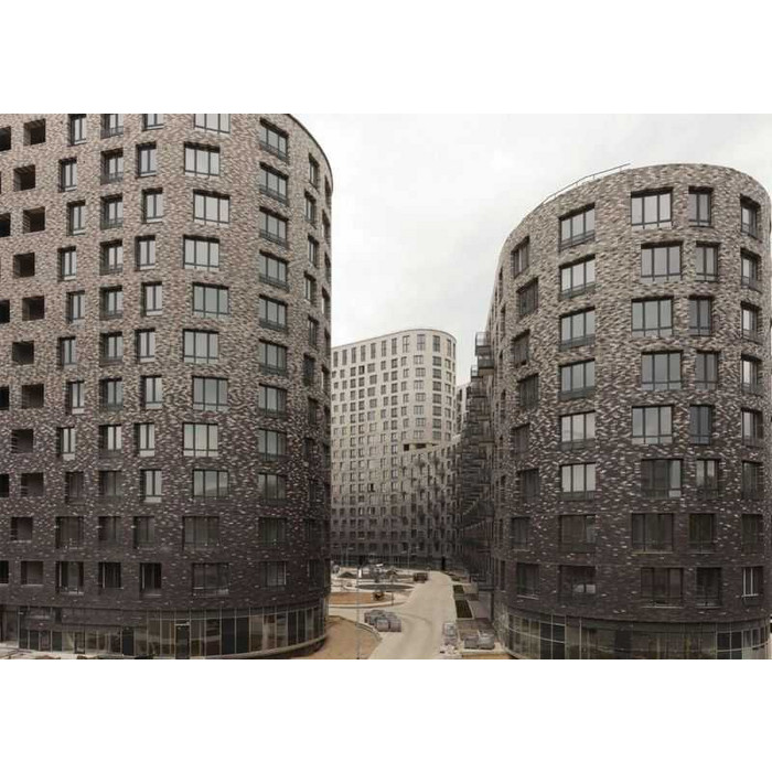 Кирпич клинкерный Roben Chelsea basalt-bunt, 240х115х71 мм фото 6