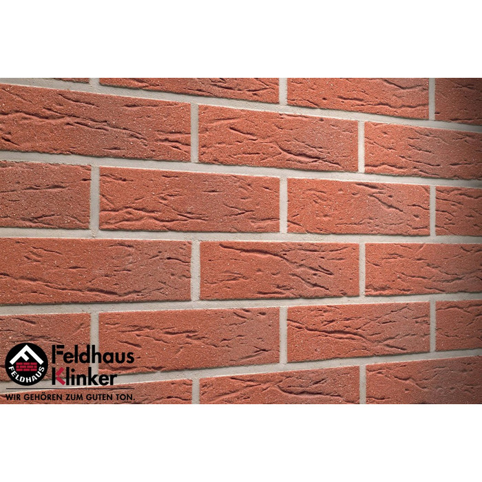 Кирпич клинкерный Feldhaus Klinker K335 carmesi antic mana 240х90х71 мм фото 5