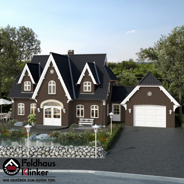 Кирпич клинкерный Feldhaus Klinker K500 geo liso NF 240х115х71 мм фото 3