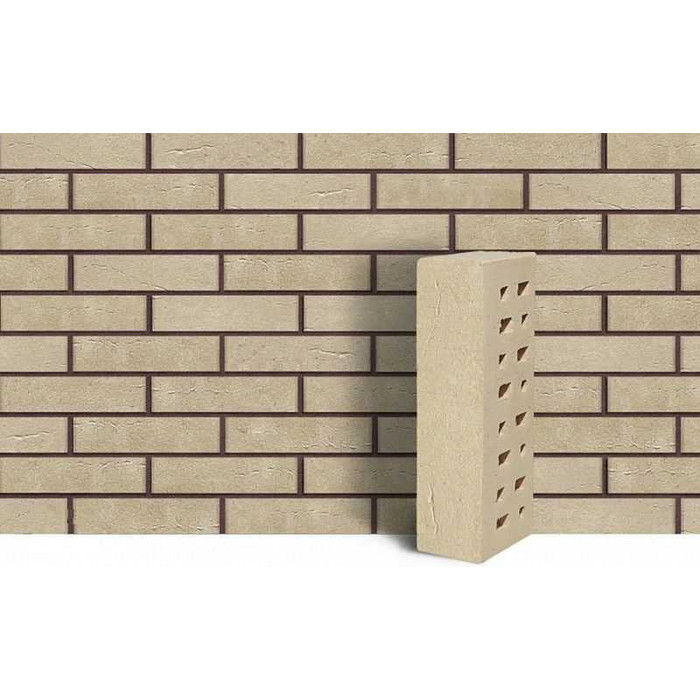 Кирпич клинкерный ЛСР белый Верона винтаж, M300, 250х85х65 мм фото 4