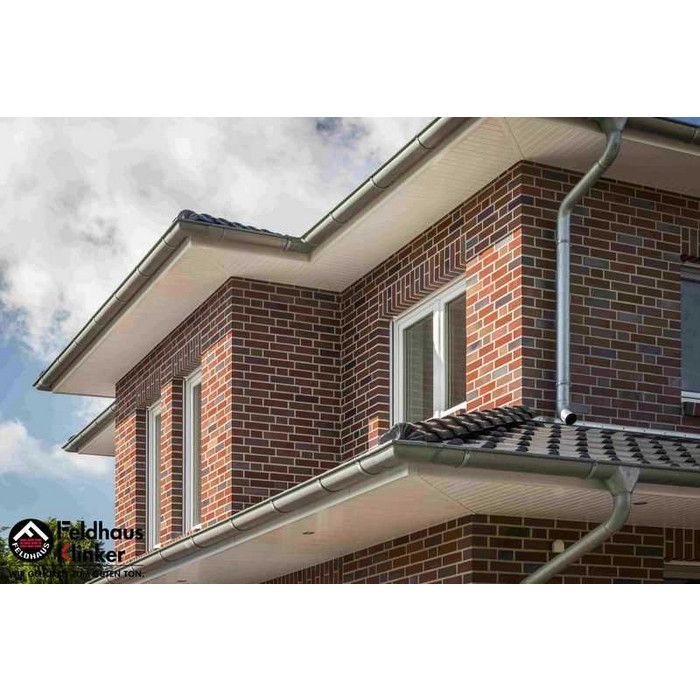 Кирпич клинкерный Feldhaus Klinker K364 lava azur liso 240х90х71 мм фото 6