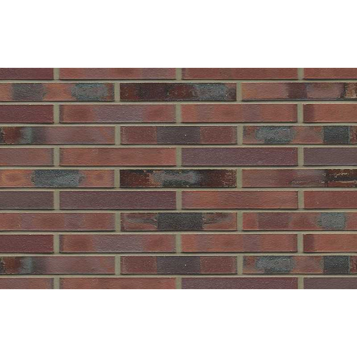 Кирпич клинкерный Muhr 04 KS Rotbraun-bunt Kohle Spezial гладкий, 290х90х40 мм