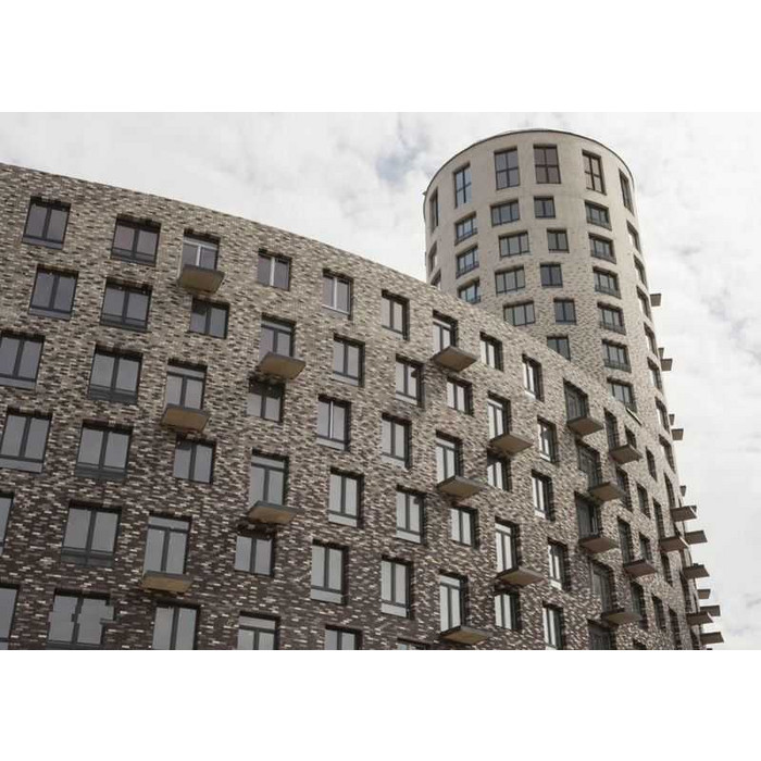 Кирпич клинкерный Roben Faro grau-bunt гладкий, 240х115х71 мм фото 8