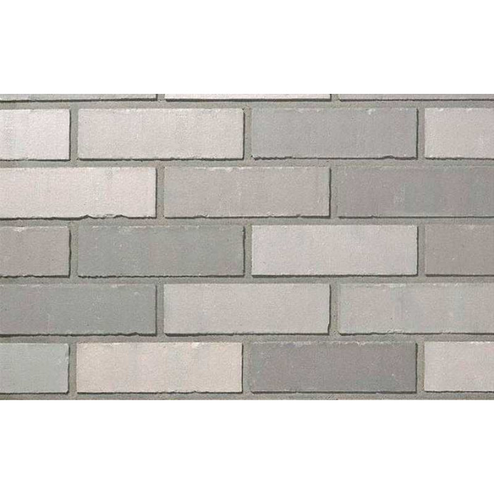 Кирпич клинкерный Roben Faro grau-bunt гладкий, 240х115х71 мм