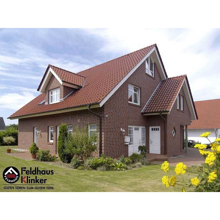 Кирпич клинкерный Feldhaus Klinker К335 carmesi antic mana NF 240х115х71 мм фото 4