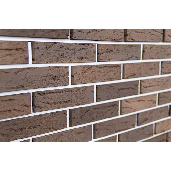 Кирпич клинкерный Kerma Premium Klinker коричневый рустик 215х102х65 мм фото 5