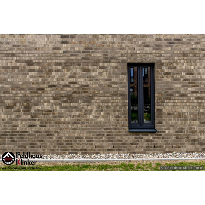 Кирпич клинкерный Feldhaus Klinker K773 vascu argo antrablanca NF 240х115х71 мм фото 8