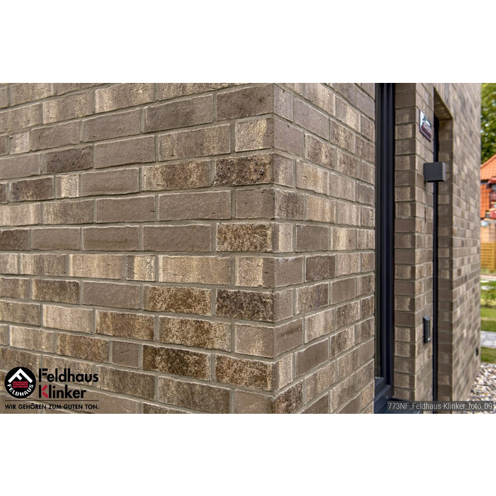 Кирпич клинкерный Feldhaus Klinker K773 vascu argo antrablanca NF 240х115х71 мм фото 9