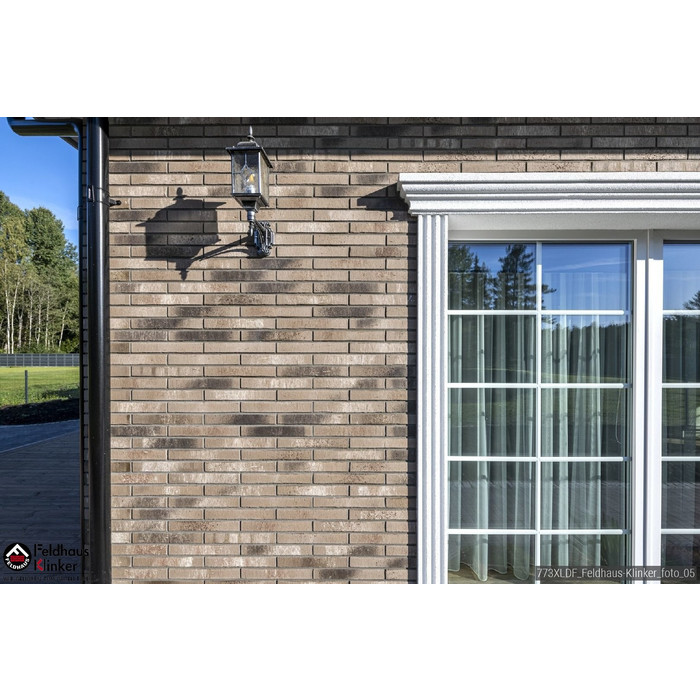 Кирпич клинкерный Feldhaus Klinker K773 vascu argo antrablanca NF 240х115х71 мм фото 2