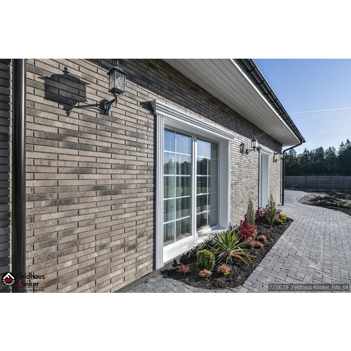 Кирпич клинкерный Feldhaus Klinker K773 vascu argo antrablanca NF 240х115х71 мм фото 3