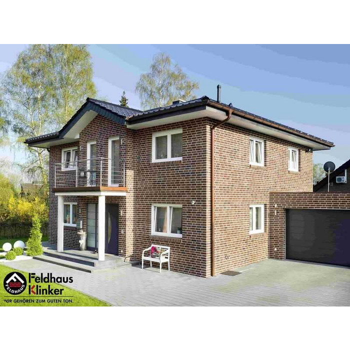Кирпич клинкерный Feldhaus Klinker K663 sintra cerasi nelino NF 240х115х71 мм фото 4