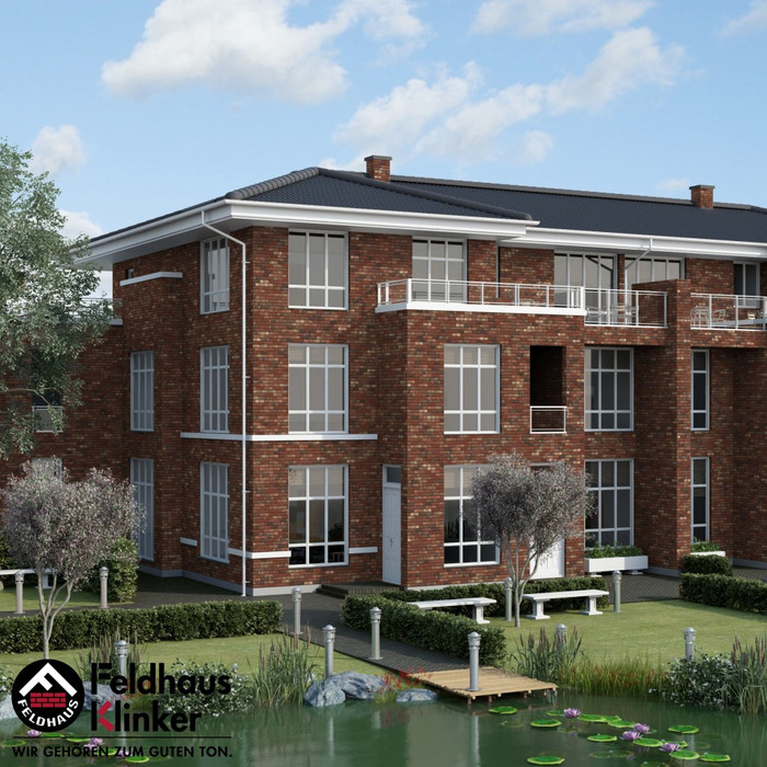 Кирпич клинкерный Feldhaus Klinker K750 vascu ardor rotado NF 240х115х71 мм фото 5