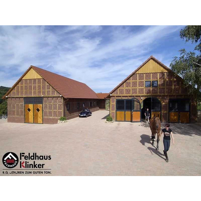 Кирпич клинкерный Feldhaus Klinker К377 lava maron rustico NF 240х115х71 мм фото 7