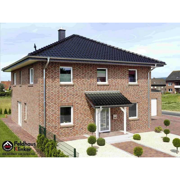 Кирпич клинкерный Feldhaus Klinker К377 lava maron rustico NF 240х115х71 мм фото 6