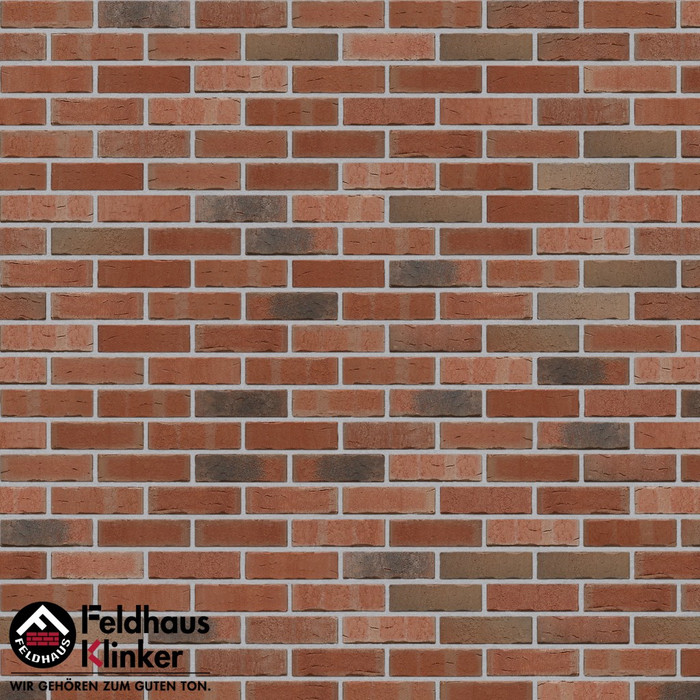 Кирпич клинкерный Feldhaus Klinker K752 vascu ardor carbo NF 240х115х71 мм фото 12