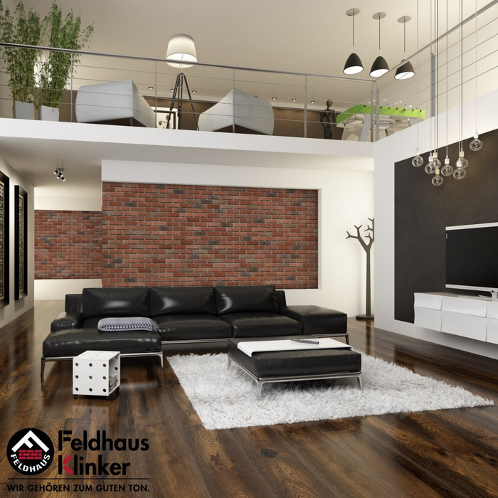 Кирпич клинкерный Feldhaus Klinker K752 vascu ardor carbo NF 240х115х71 мм фото 10