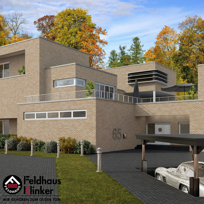 Кирпич клинкерный Feldhaus Klinker K762 vascu sabioso blanca NF 240х115х71 мм фото 9