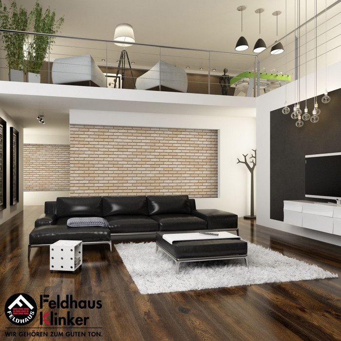 Кирпич клинкерный Feldhaus Klinker K762 vascu sabioso blanca NF 240х115х71 мм фото 7