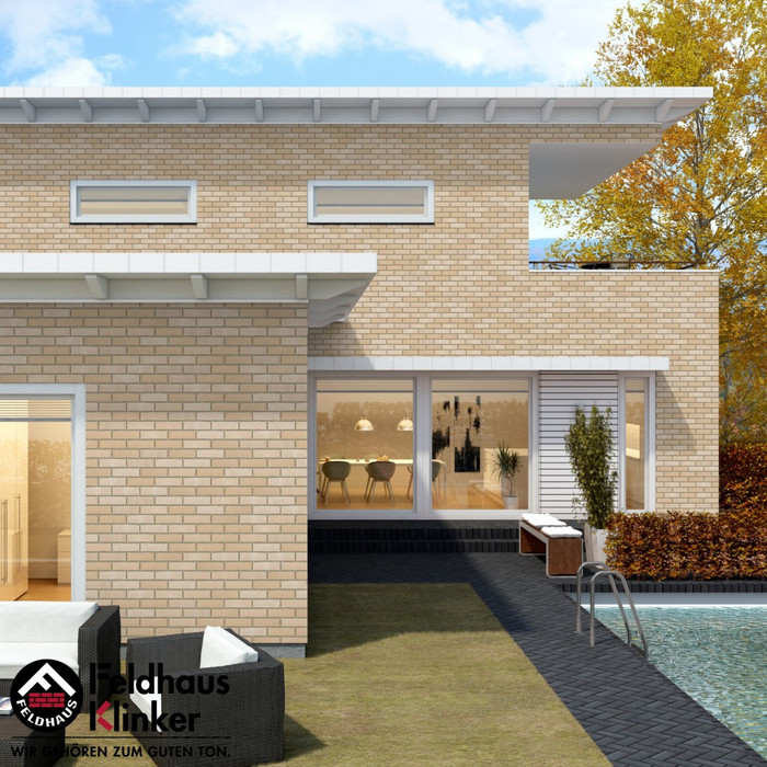 Кирпич клинкерный Feldhaus Klinker K762 vascu sabioso blanca NF 240х115х71 мм фото 2