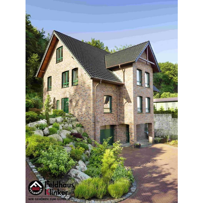 Кирпич клинкерный Feldhaus Klinker K661 sintra lava maris NF 240х115х71 мм фото 8