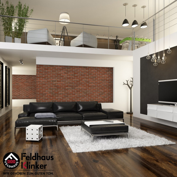 Кирпич клинкерный Feldhaus Klinker K689 sintra ardor NF 240х115х71 мм фото 9