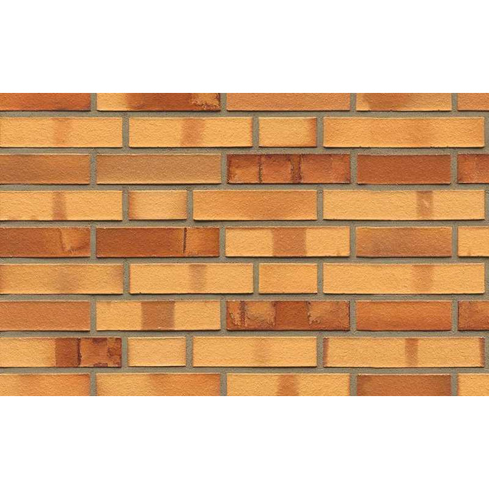 Кирпич клинкерный Muhr 01 S Niederlausitzer Gelb Spezial гладкий, 210х100х50 мм