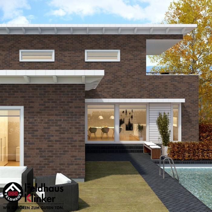 Кирпич клинкерный Feldhaus Klinker K745 vascu geo venito NF 240х115х71 мм фото 9