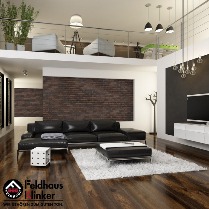 Кирпич клинкерный Feldhaus Klinker K745 vascu geo venito NF 240х115х71 мм фото 5