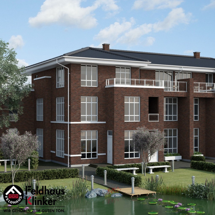 Кирпич клинкерный Feldhaus Klinker K748 vascu geo marleso NF 240х115х71 мм фото 5