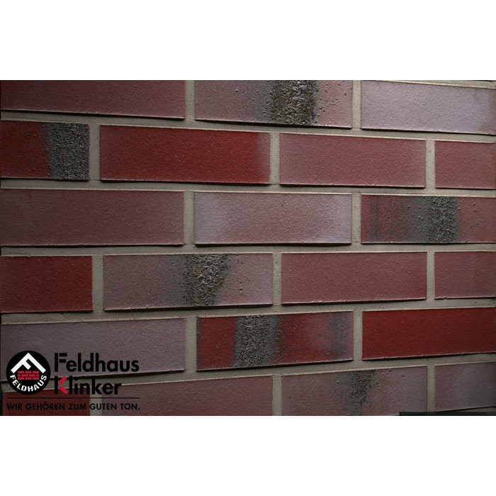 Кирпич клинкерный Feldhaus Klinker K563 carbona ardor rutila NF 240х115х71 мм фото 6