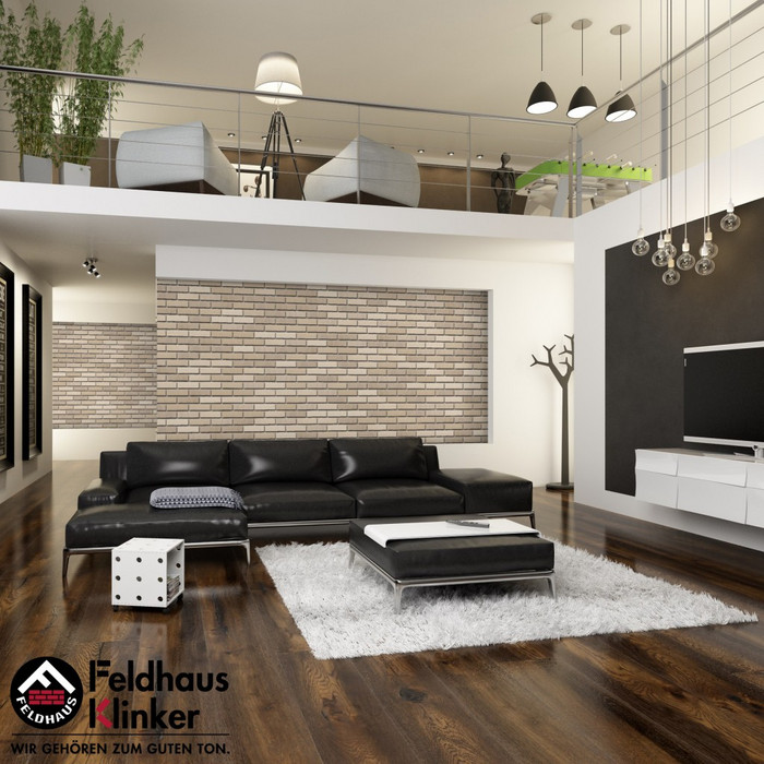 Кирпич клинкерный Feldhaus Klinker K732 vascu crema toccata NF 240х115х71 мм фото 9