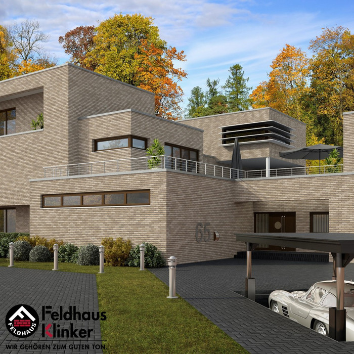 Кирпич клинкерный Feldhaus Klinker K732 vascu crema toccata NF 240х115х71 мм фото 10