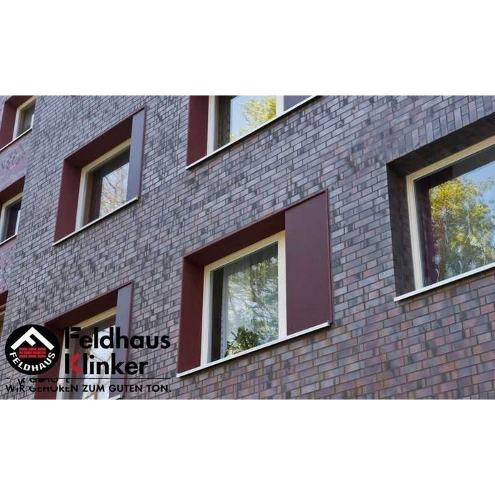 Кирпич клинкерный Feldhaus Klinker K561 carbona ardor maritimo NF 240х115х71 мм фото 2
