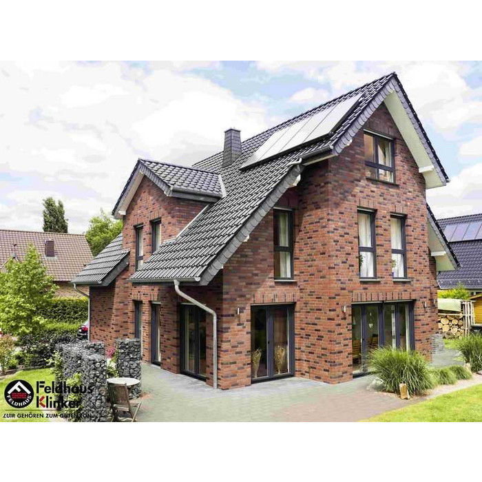 Кирпич клинкерный Feldhaus Klinker К380 carasi azur liso NF 240х115х71 мм фото 9