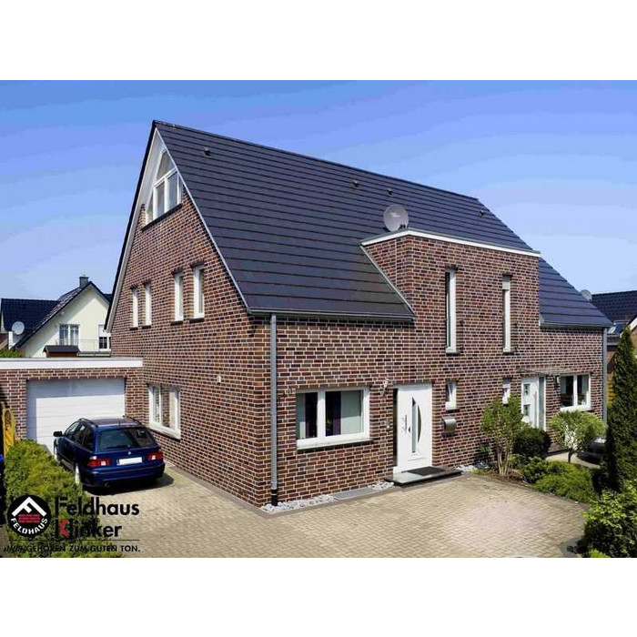 Кирпич клинкерный Feldhaus Klinker К380 carasi azur liso NF 240х115х71 мм фото 2