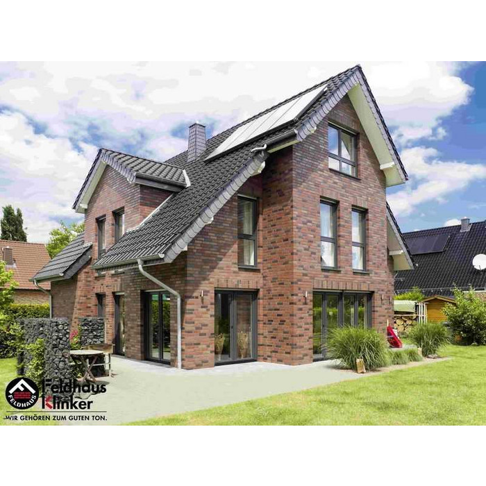 Кирпич клинкерный Feldhaus Klinker К380 carasi azur liso NF 240х115х71 мм фото 8