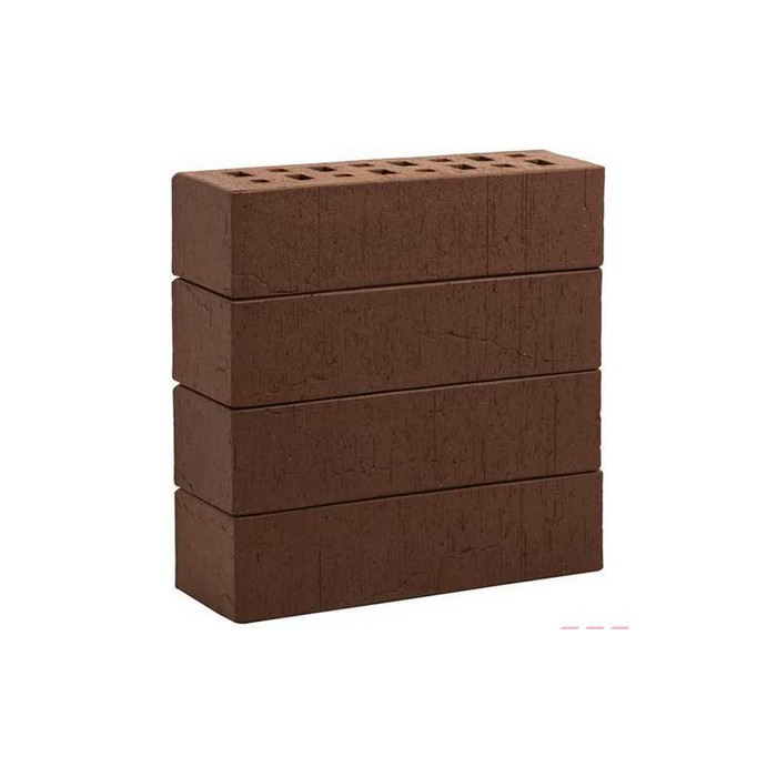 Кирпич клинкерный ЛСР коричневый Кёльн винтаж, M300, 250х85х65 мм